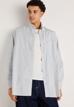 OVERSIZED LONG SLEEVE SHIRT - Camicia - blue dusty light