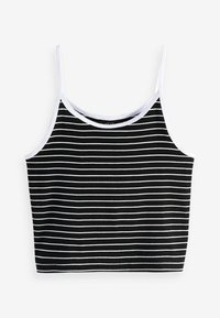 Next SET  - REGULAR FIT - Kardigan - black white stripe