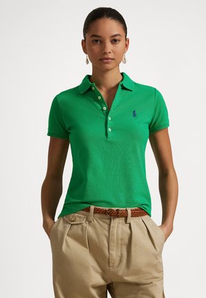 SLIM FIT STRETCH POLO SHIRT - Πόλο - billiard