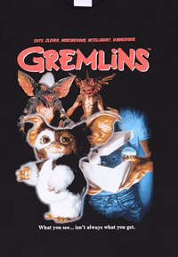 Henry Tiger GREMLINS HOMEAGE STYLE - Triko s potiskem - black