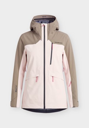 Peak Performance, VERTEC 3L JACKET WOMEN - Veste de ski - frosted blossom/terrain tan
