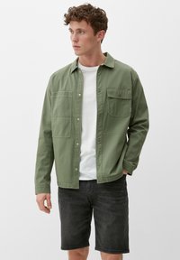 s.Oliver Short en jean - dunkelgrau