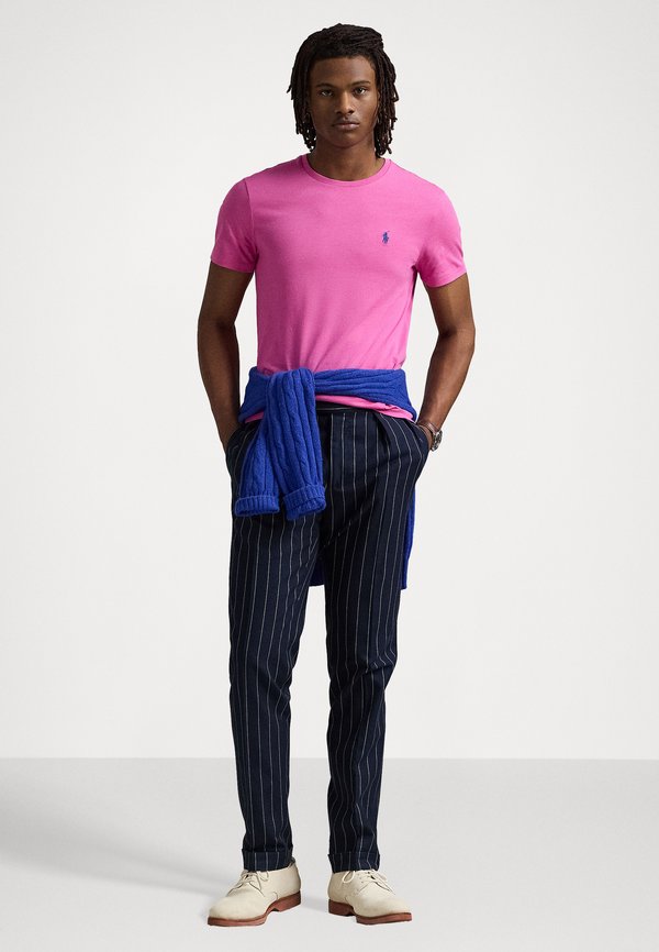 CUSTOM SLIM FIT JERSEY CREWNECK T-SHIRT - Basic T-shirt - peony3