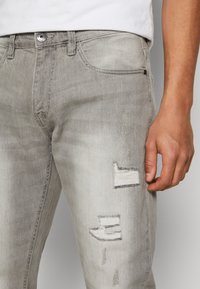 INDICODE JEANS Slim fit jeans - light grey