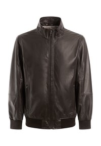 Guess Veste en cuir - brown