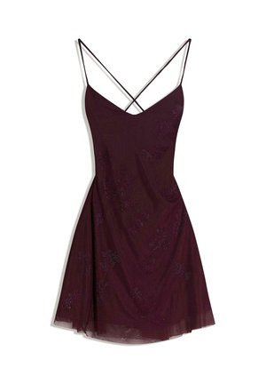 Bershka Vestito elegante - bordeaux