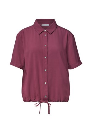 Street One, KURZARM HEMDBLUSE IN UNIFARBE - Chemisier - dark clouded blush