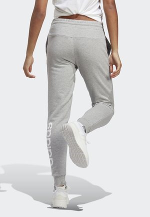 Pantaloni sportivi - medium grey heather/white