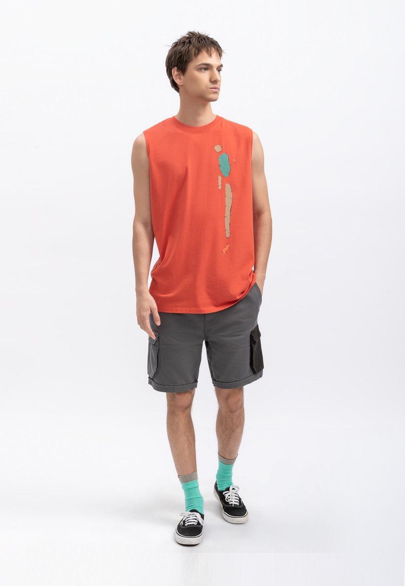 KAFT RIBUT - Débardeur - coral
