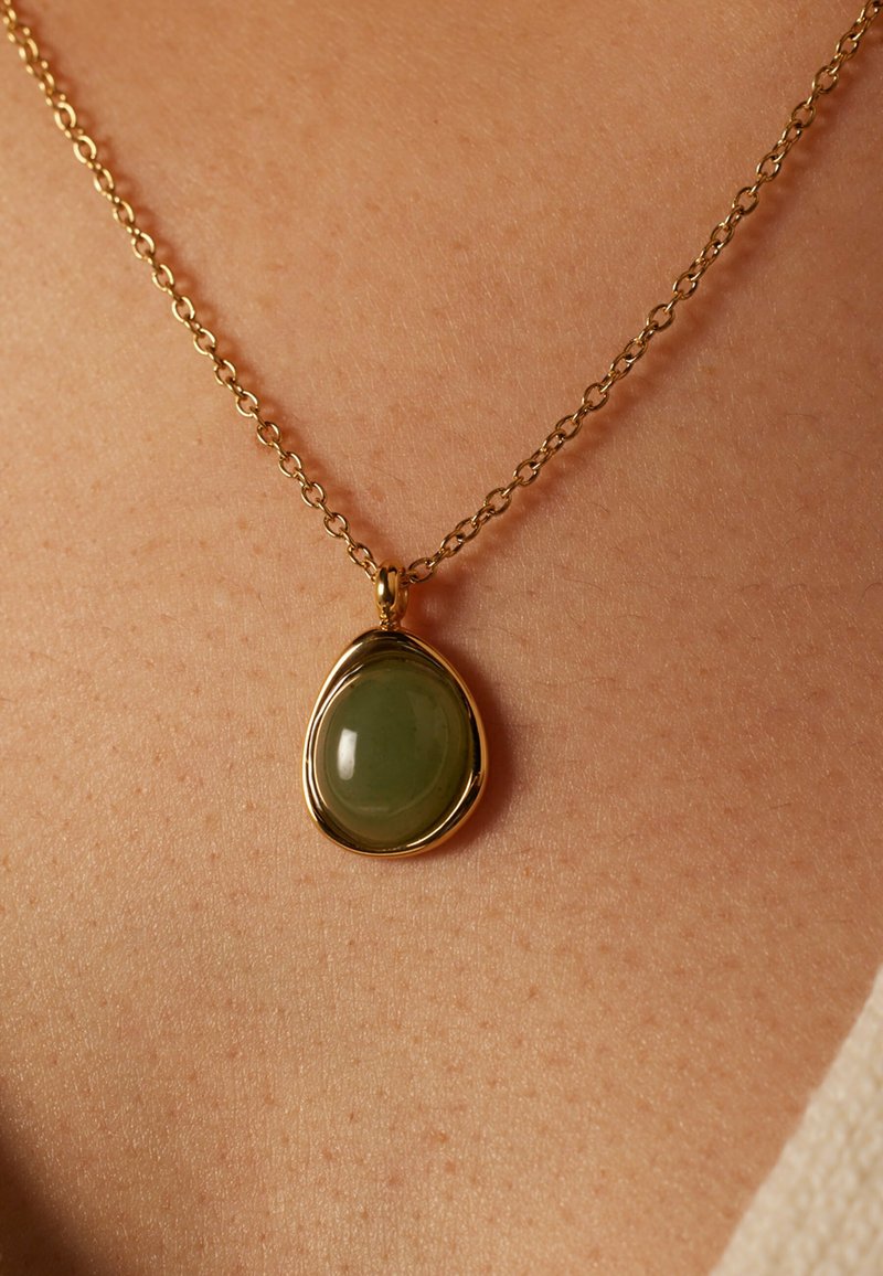 Lucardi VINTAGE - Ketting - gold coloured green