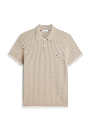 Tommy Hilfiger, CABLE KNITTED ELEVATED ESSENTIALS - Polo - batique khaki