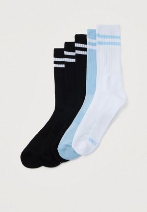 ONSBASIC TENNIS SOCK 5 PACK - Socken - skyway/white/black