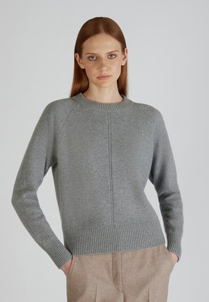 RUNDHALS REGULAR FIT - ZANONE - Pullover - light grey