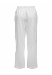 ONLY JOGGING NORMAL GESCHNITTEN MITTLERE TAILLE MIT SCHLAG  - Trainingsbroek - light grey melange