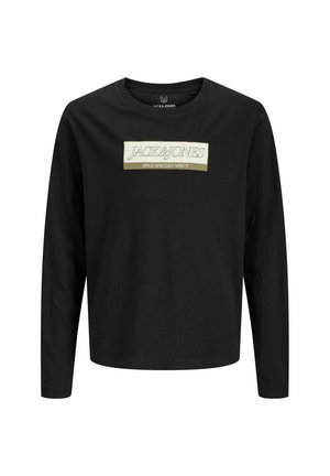 JORINWOOD BLOCK BRANDING TEE - Långärmad tröja - black