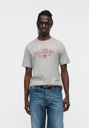 GRAPHIC TEE - T-shirts med print - light grey heather