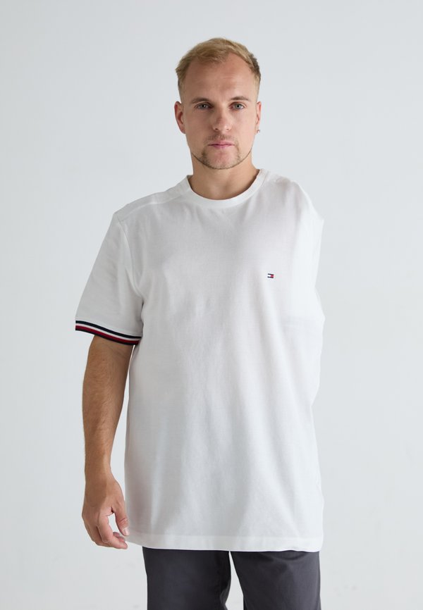 GLOBAL STRIPE CUFF TEE - Basic T-shirt3