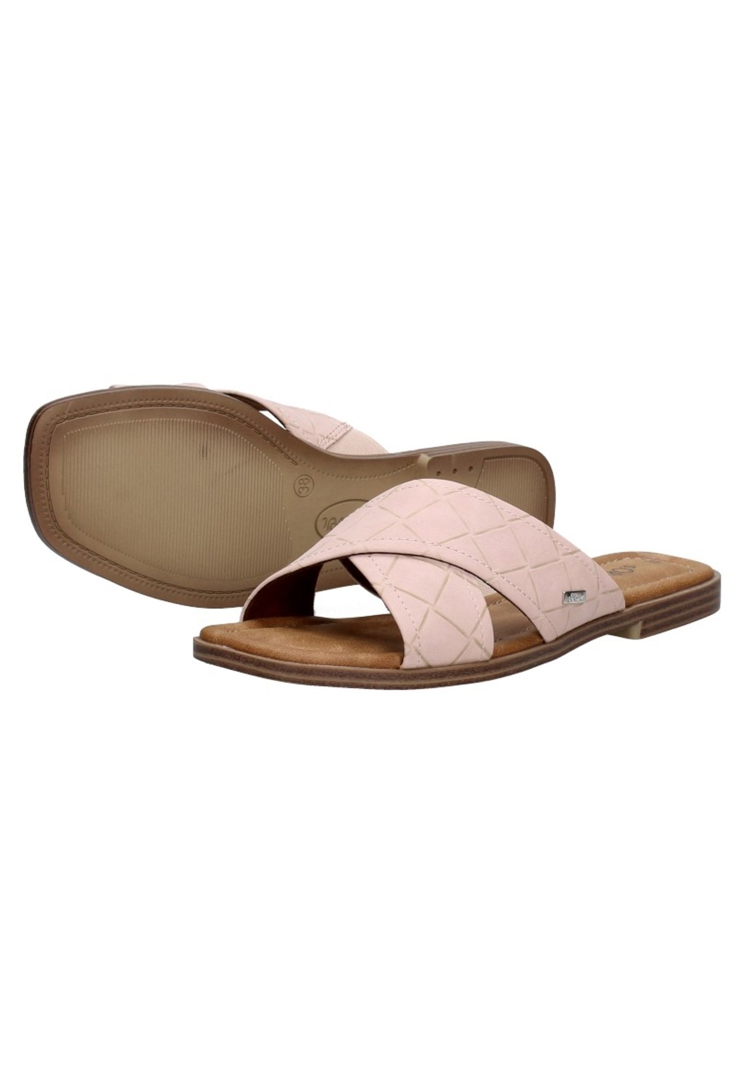 s.Oliver OPEN - Muiltjes - roze/donkerroze - Zalando.nl