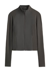 WARM RIB TECHNICAL - Veste de survêtement - mottled dark grey