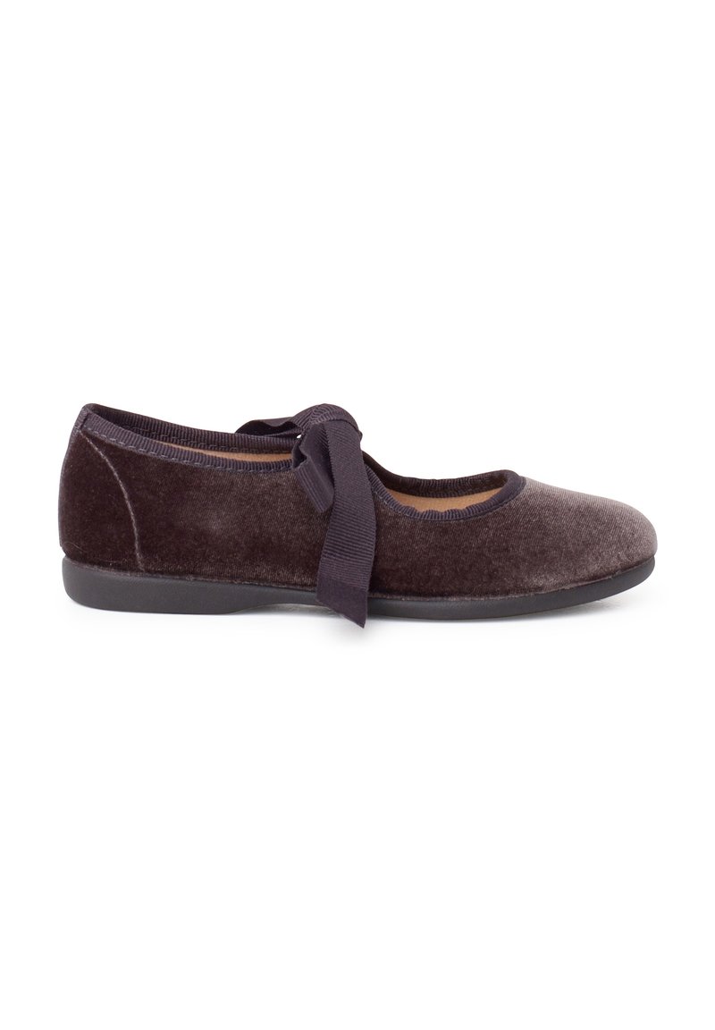 Pisamonas MERCEDITAS TERCIOPELO LAZO FAYA NIÑA - Dětské boty - gris