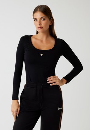 Long sleeved top - schwarz