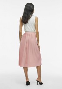 VILA MIDI - Áčková sukně - misty rose