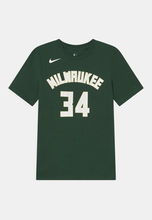 Nike Performance NBA MILWAUKEE BUCKS ANTETOKOUNMPO GIANNIS ICON TEE - Echipament cluburi fotbal - fir