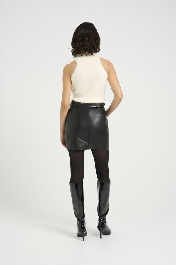 BLAKELY SKIRT - Leather skirt2
