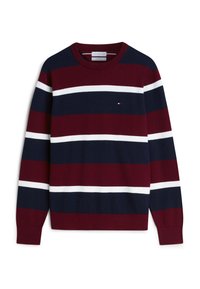 Niet geselecteerd, burgundy/navy blue/ivory petal