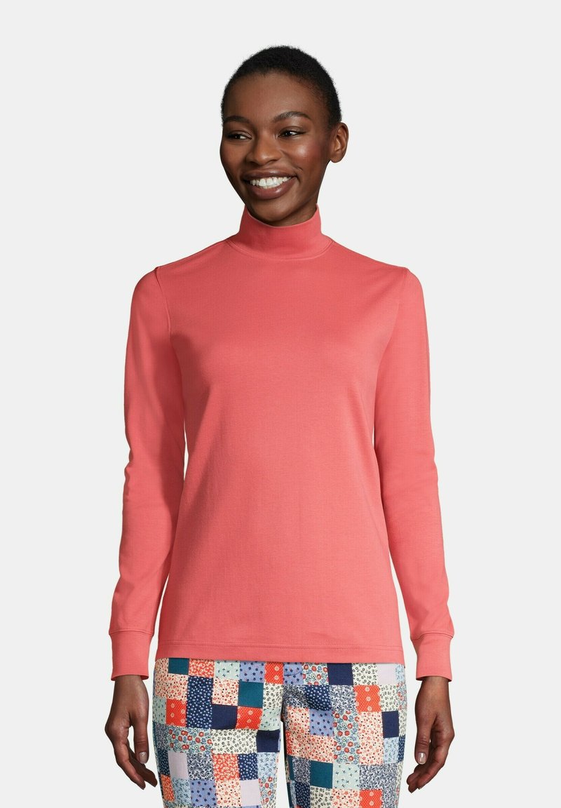 LANDS' END Langarmshirt soft mojave rose/rot Zalando.de