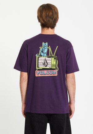 Volcom CATV - T-Shirt print - grape royale