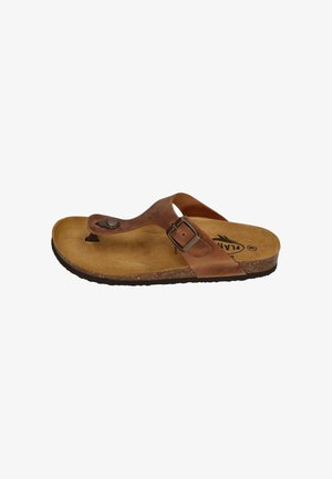 PLAKTON, PLAKTON DAMEN ZEHENTRENNER BOLERO 181671 ROBLE - T-bar sandals - roble