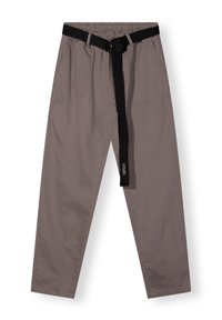 BOTTOMS BELTED - Pantalones chinos - moonrock
