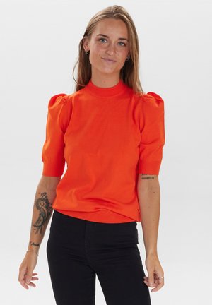 SIMNIKITA - Print T-shirt - cherry tomato