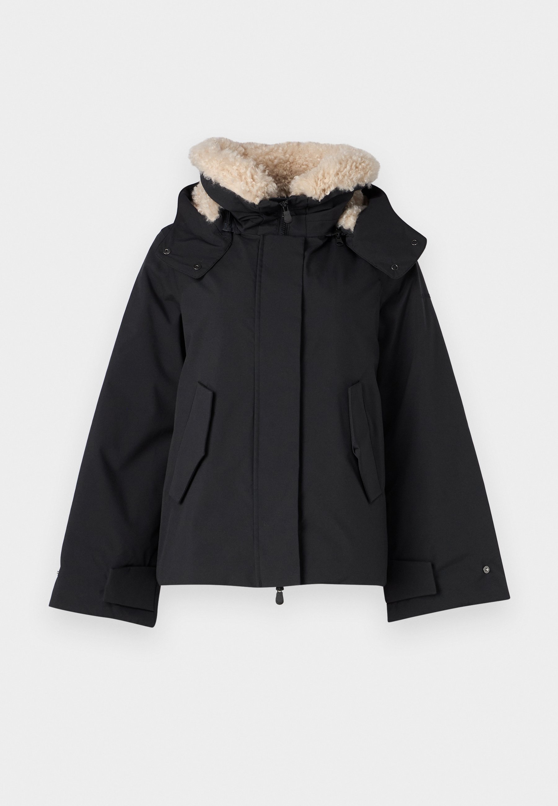 SAVE THE DUCK ORIANE D31881 ソフトフェイクファー フード付き 定価 