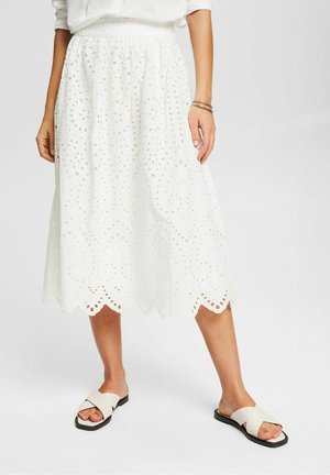 Falda acampanada - white