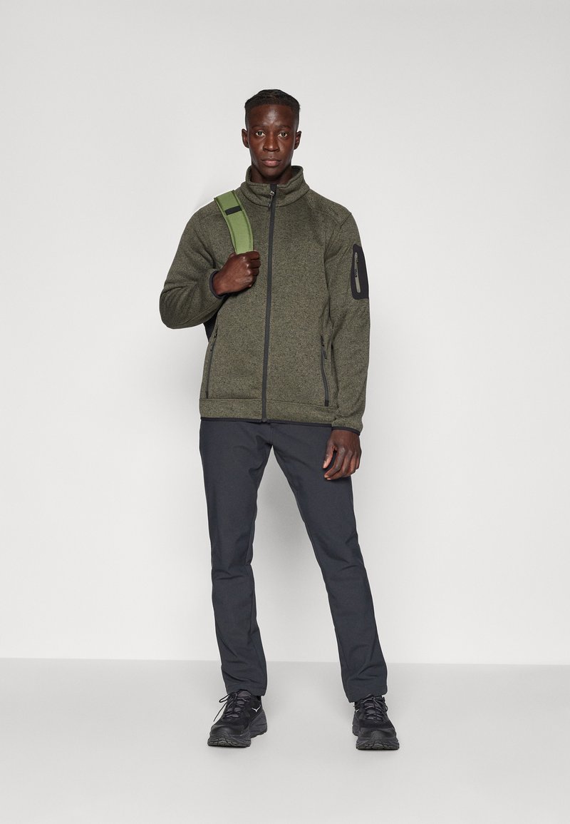 Giacca In Pile Uomo CMP - Calda, Morbida, Con Cappuccio E Tasche, Ideale Per Outdoor E Tempo Libero