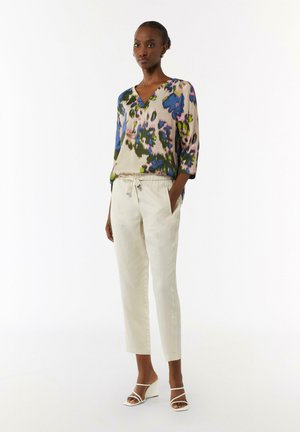 comma Blouse - helles beige