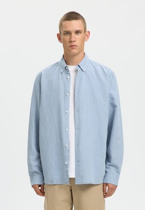 REGCLAY - Chemise - dusty blue stripes:white