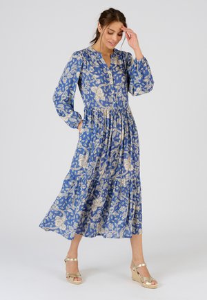 Damart À ÉTAGES  PURE  - Robe chemise - bleu indien