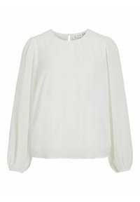 MIT LANGEN ÄRMELN VIURA RUNDHALS - Blouse - snow white