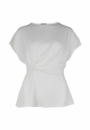 NÜ Denmark, YASMI TEE - T-shirt basic - creme