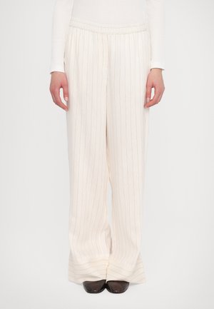 COCCIO - Pantalon classique - bianco