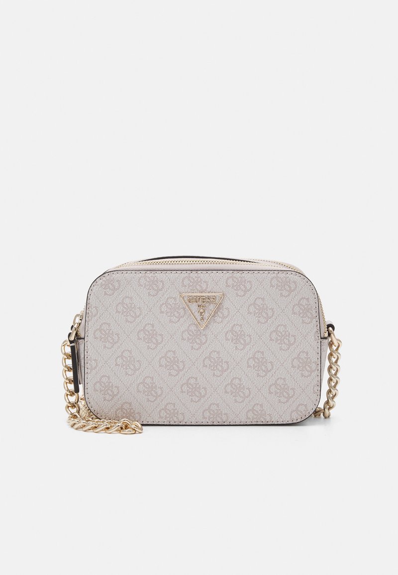 Guess - NOELLE CROSSBODY CAMERA - Schoudertas - dove logo, Vergroten