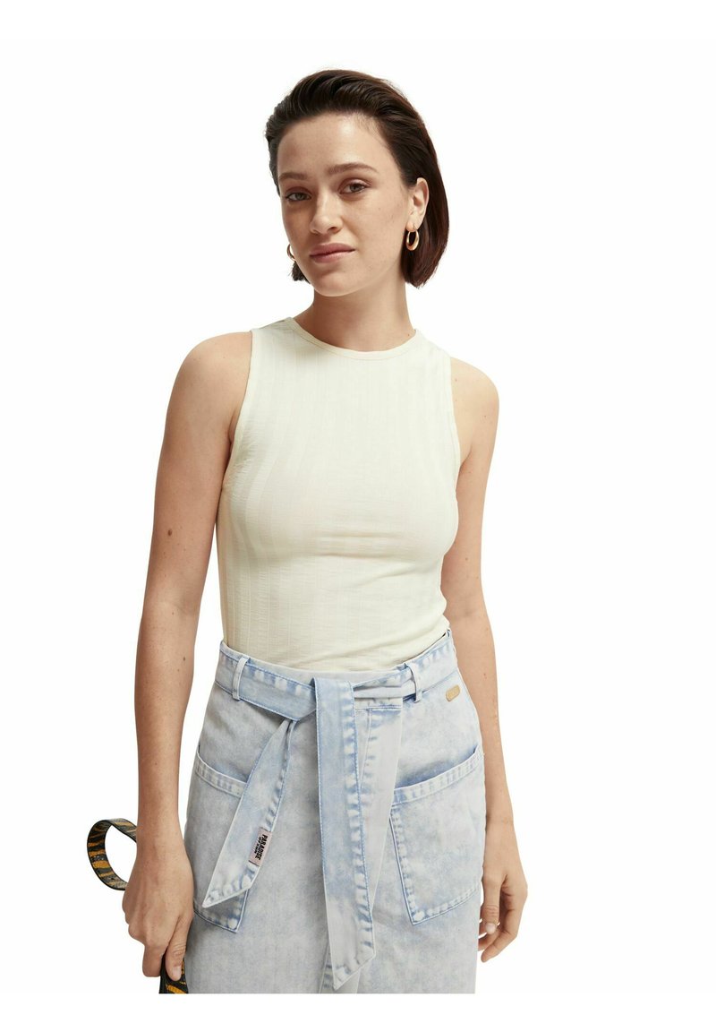 Damen T-Shirts | Scotch & Soda Top ./beige - XI21422 Damen T-Shirts | Scotch & Soda Top ./beige - XI21422