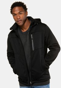 JP1880 Fleecejacke - schwarz