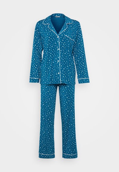GISELE PRINTED LONG PJ - Pyjama - blue