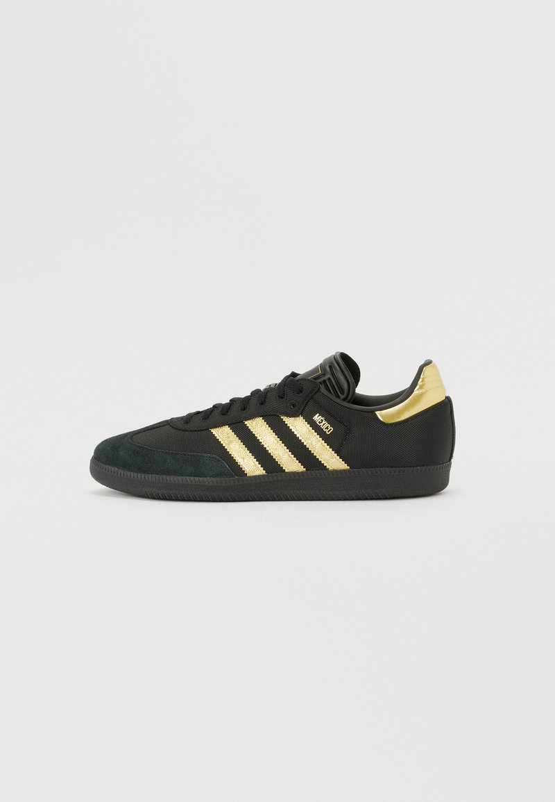adidas Originals - SAMBA UNISEX - Trainers - core black/gold met, Enlarge