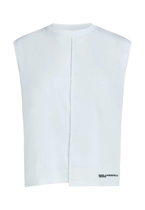 Karl Lagerfeld Jeans, SEAM DETAIL - Μπλούζα - white