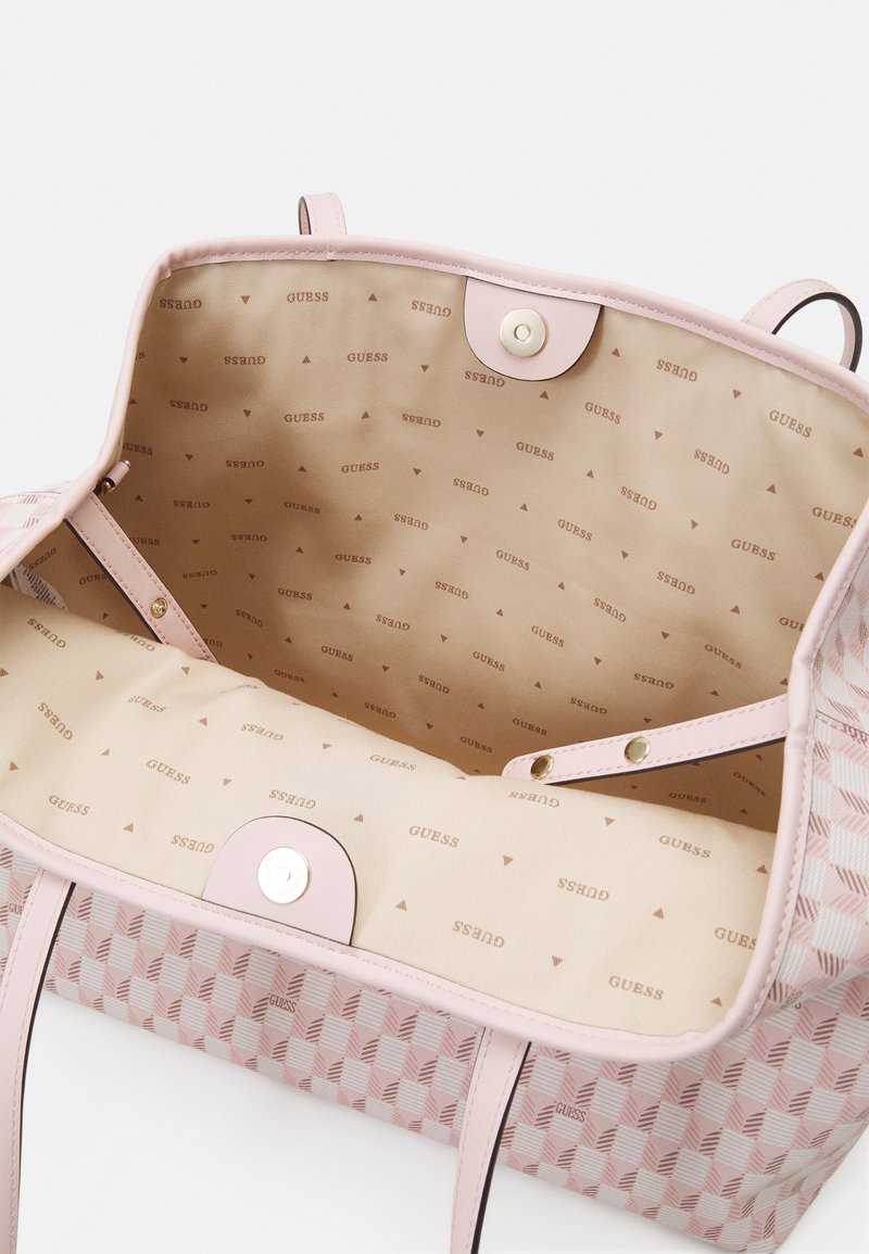 GUESS Blush Pink Logo Backpack Tote s-l400.jpg main image 4